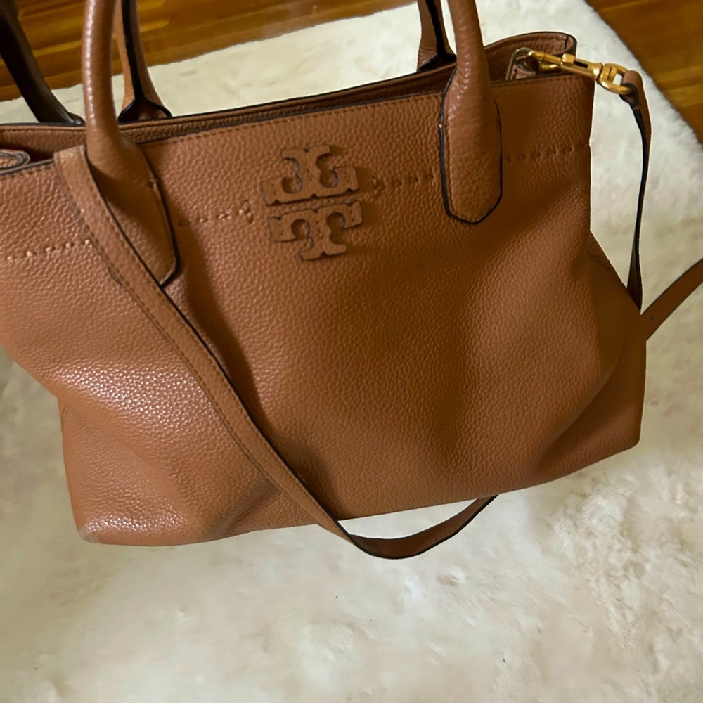 Tan color Tory Burch purchased via Posh and ready for something new.